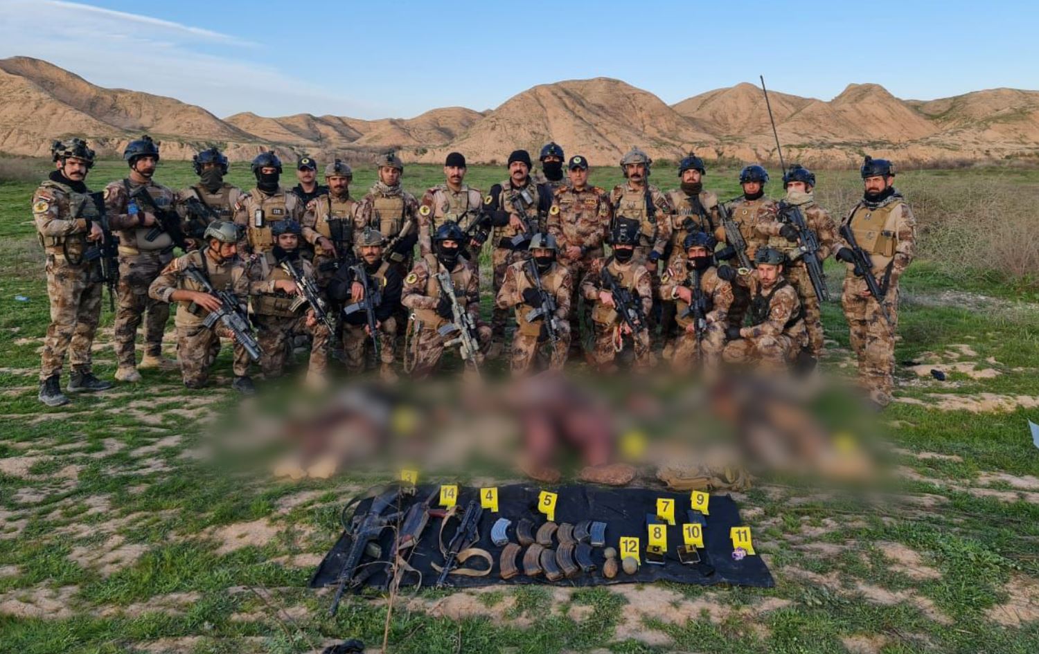 دژەتیرۆری عێراق ناو و بەرپرسیاریێتی چەکدارە کوژراوەکانی داعش لە کەرکووک بڵاودەکاتەوە