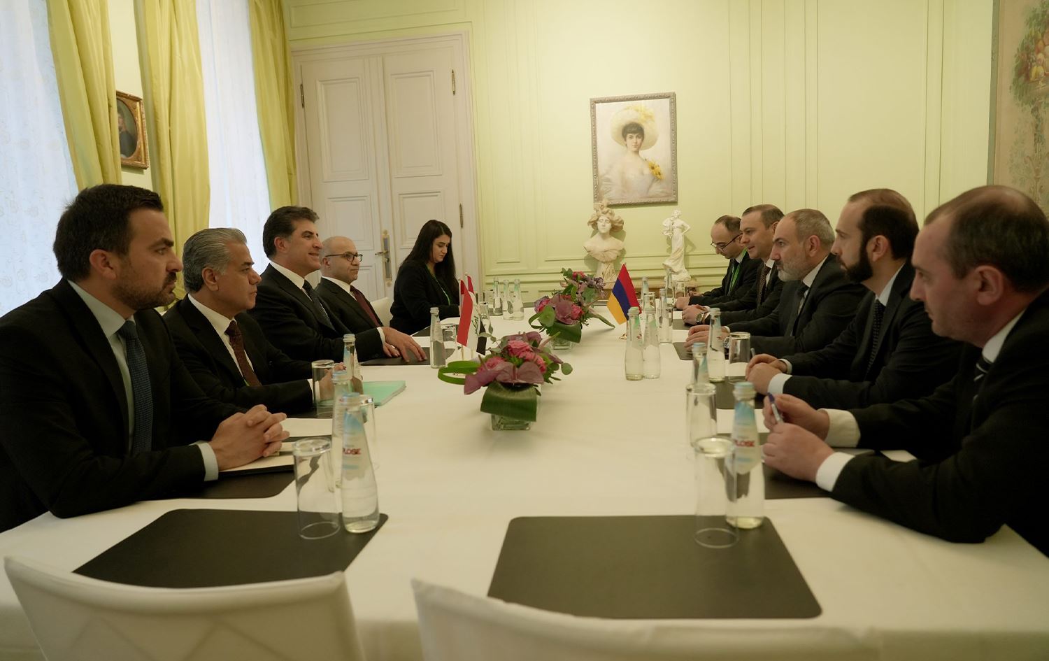 سەرۆکی هەرێمی کوردستان و سەرۆکوەزیرانی ئەرمینیا کۆبوونەوە