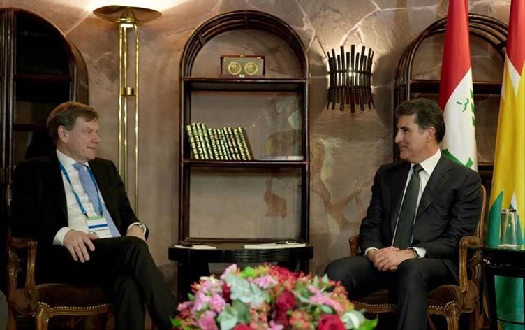 Nêçîrvan Barzanî: Em ji bo piştevaniya leşkerî û mirovî spasiya Almanyayê dikin