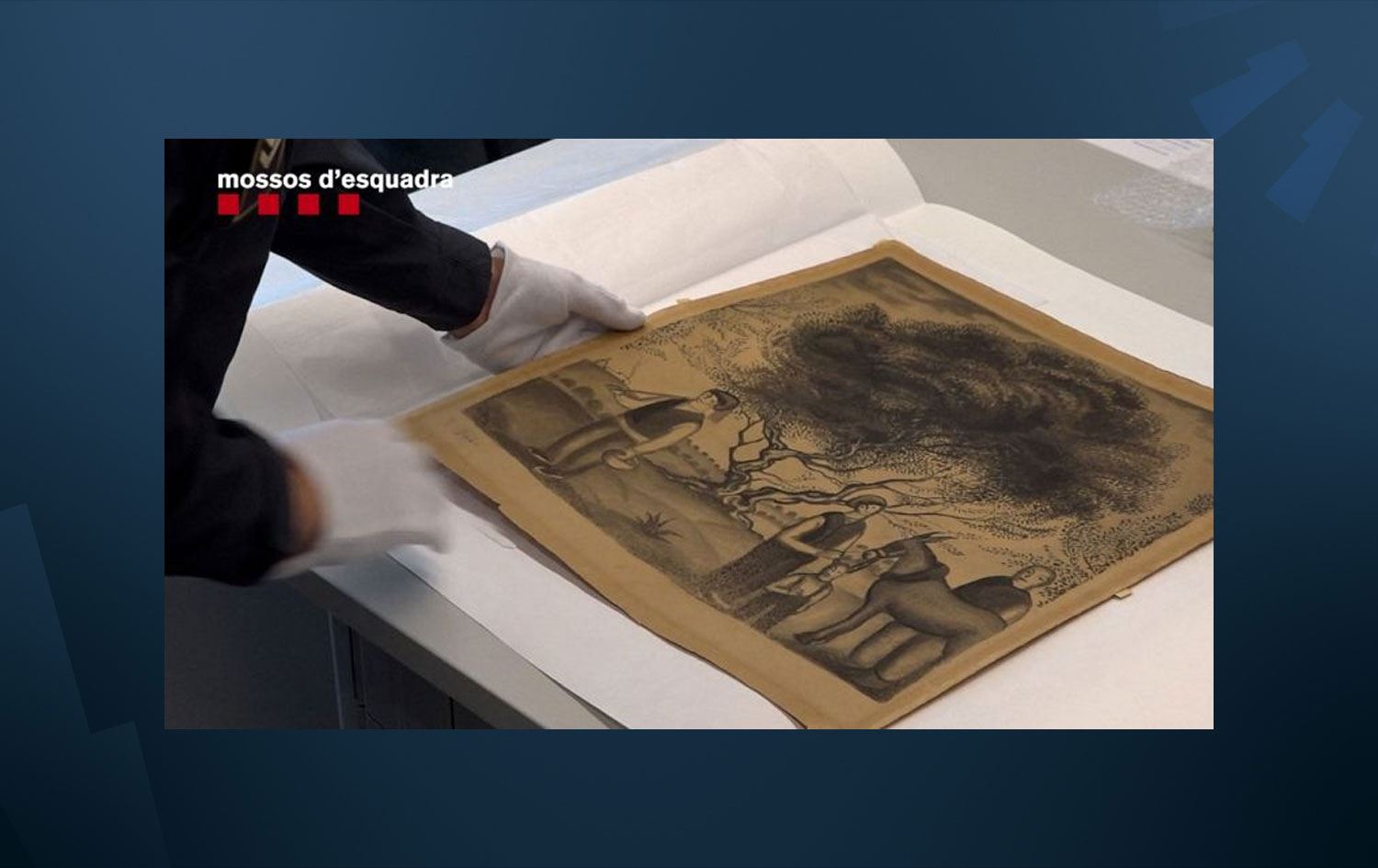 Salvador Dali'nin çalınan 100 yıllık çizimleri sahiplerine iade edildi