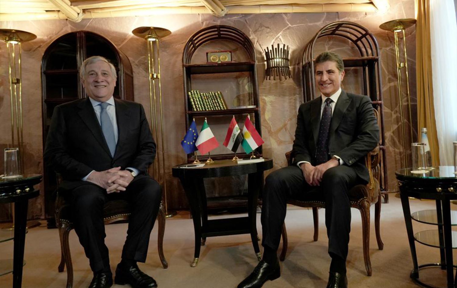 Neçirvan Barzani, İtalya Dışişleri Bakanı Tajani ile Münih’te görüştü