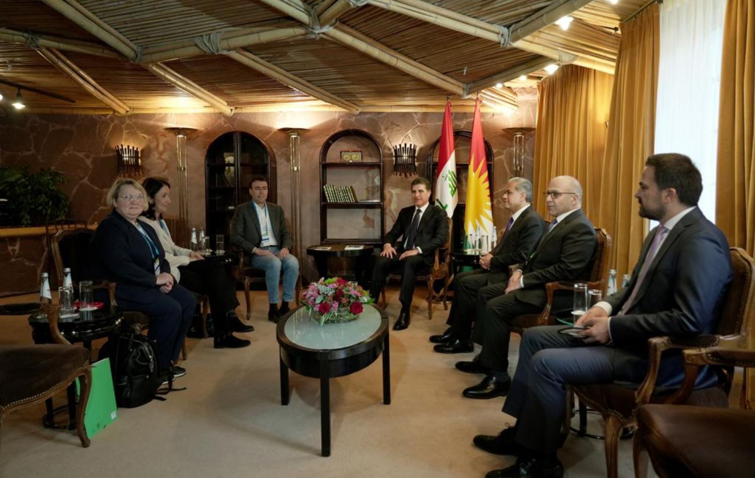 Serokê Herêma Kurdistanê û şanda Parlamentoya Almanyayê 5 mijar gotûbêj kirin