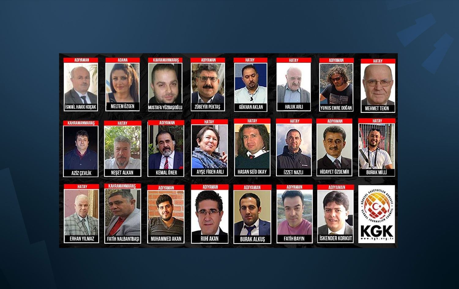 Li Semsûrê 11 rojnamevan di erdhejê de mirin