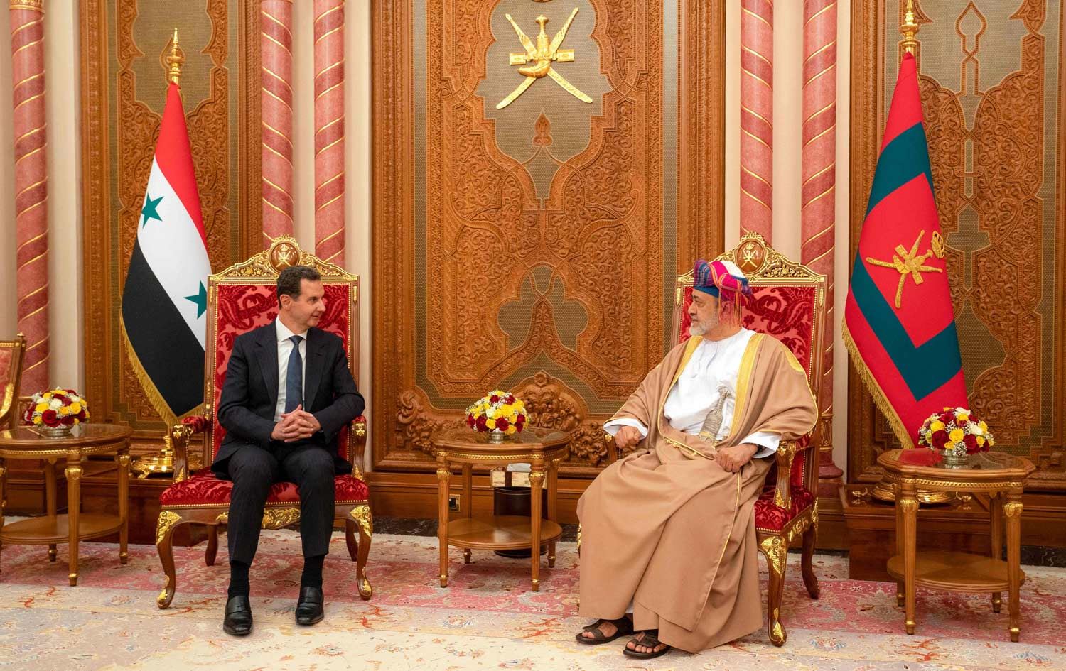 بەشار ئەسەد سەردانی عومانی کرد