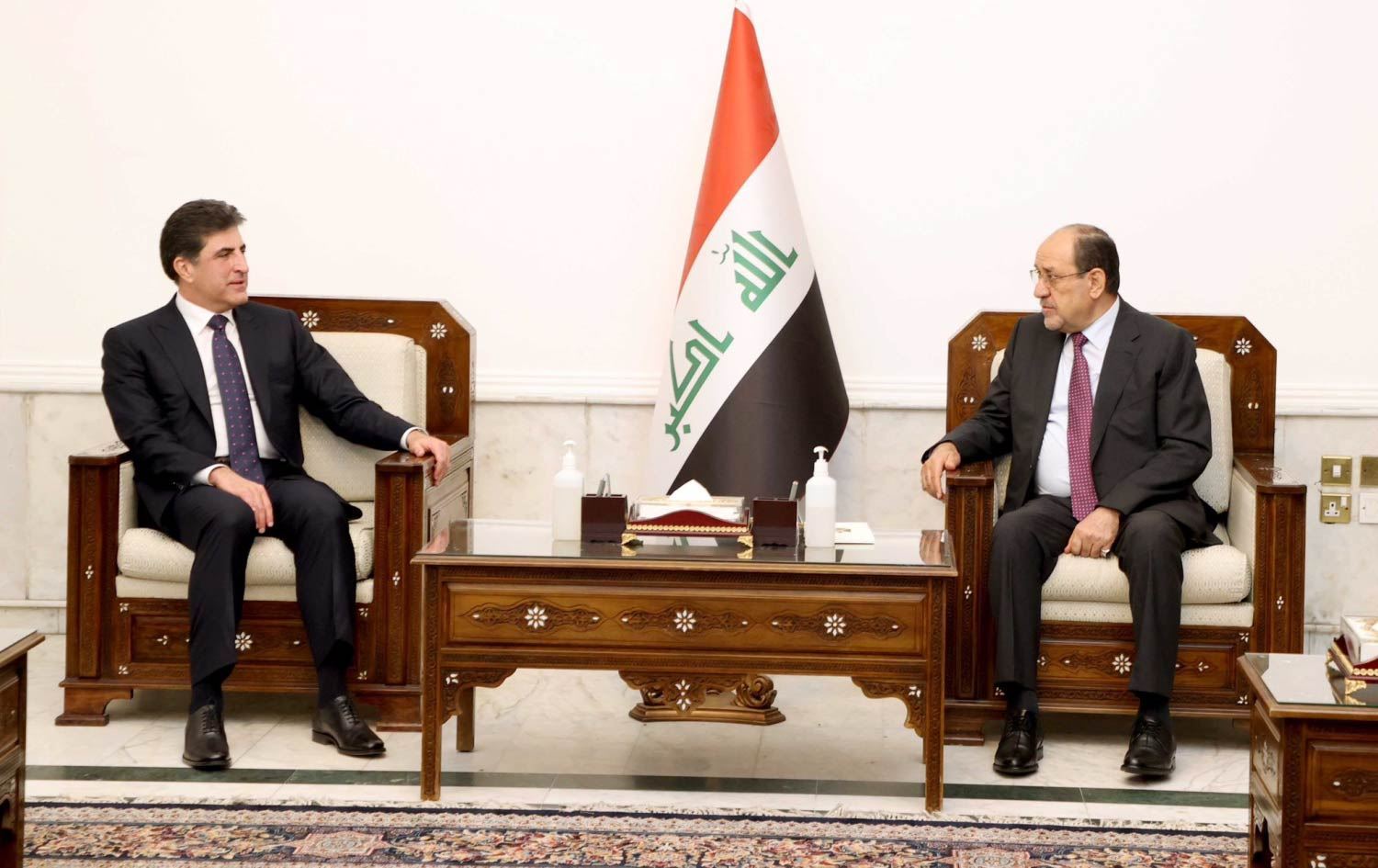 Nûrî Malikî derbarê hikûmetê de soz dide Nêçîrvan Barzanî