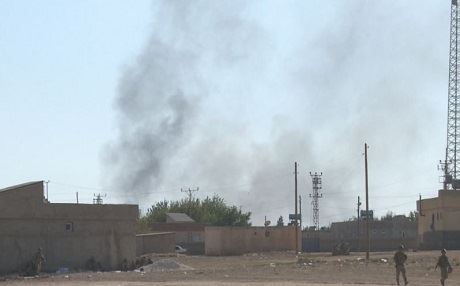 Uçakların Kobani'de İŞİD mevzilerine bombardımanı...(VİDEO)