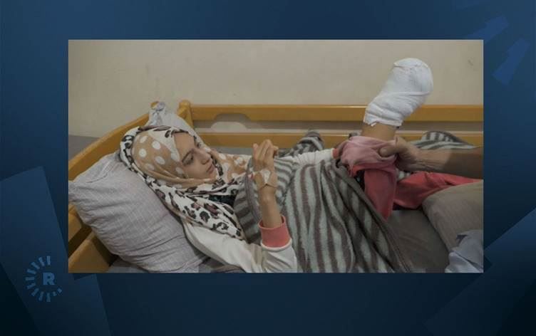 Ji bo ku ji bin kavilan bê rizgarkirin lingê wê hate jêkirin