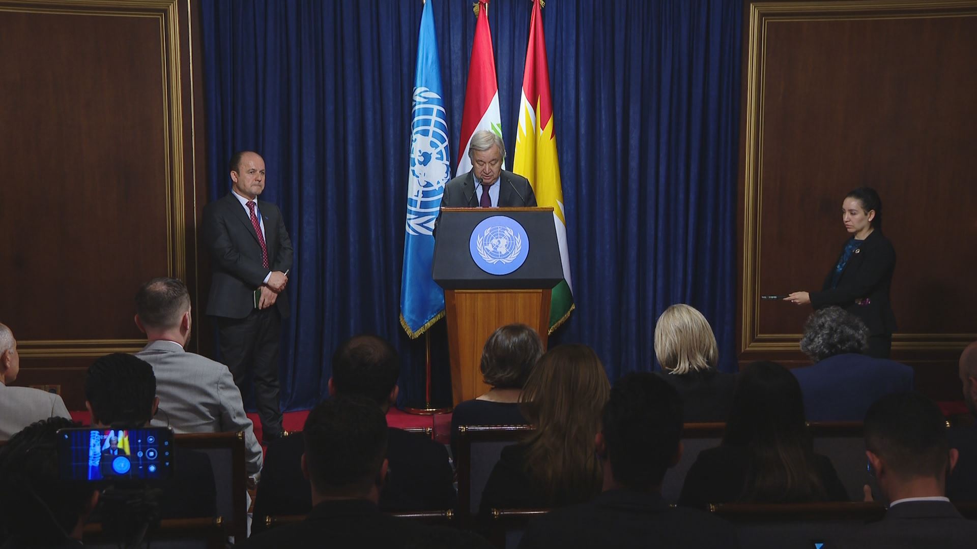 UN seeks to ‘better mobilise’ int’l aid to refugees in Kurdistan Region: Guterres