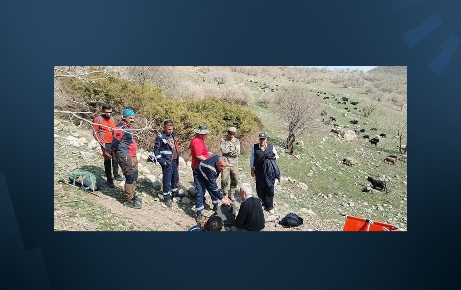 کەسێک بۆ سەیران دەچێتە چیای ئاوەگرد؛ تەندروستی تێکدەچێت و گیان لەدەستدەدات