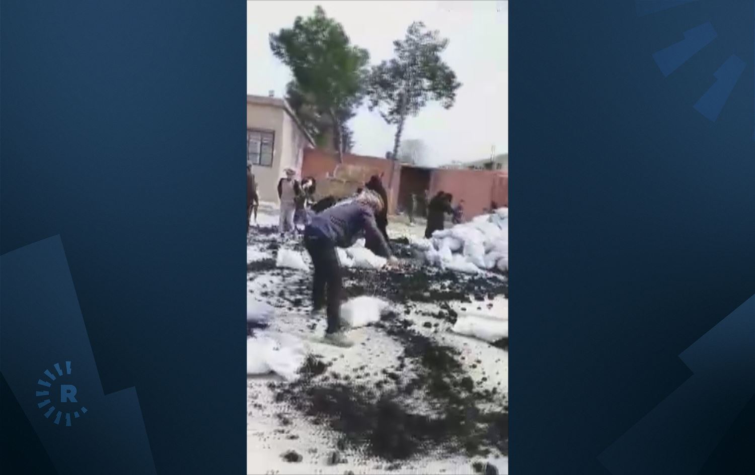 Serê Kaniyê: Li şûna alîkariya xwarinê rejû belav kirin