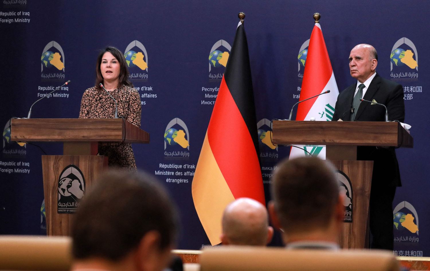 وەزیری دەرەوەی عێراق: لەگەڵ وەزیری دەرەوەی ئەڵمانیا باسمان لە پەناخوازانی عێراقی کرد