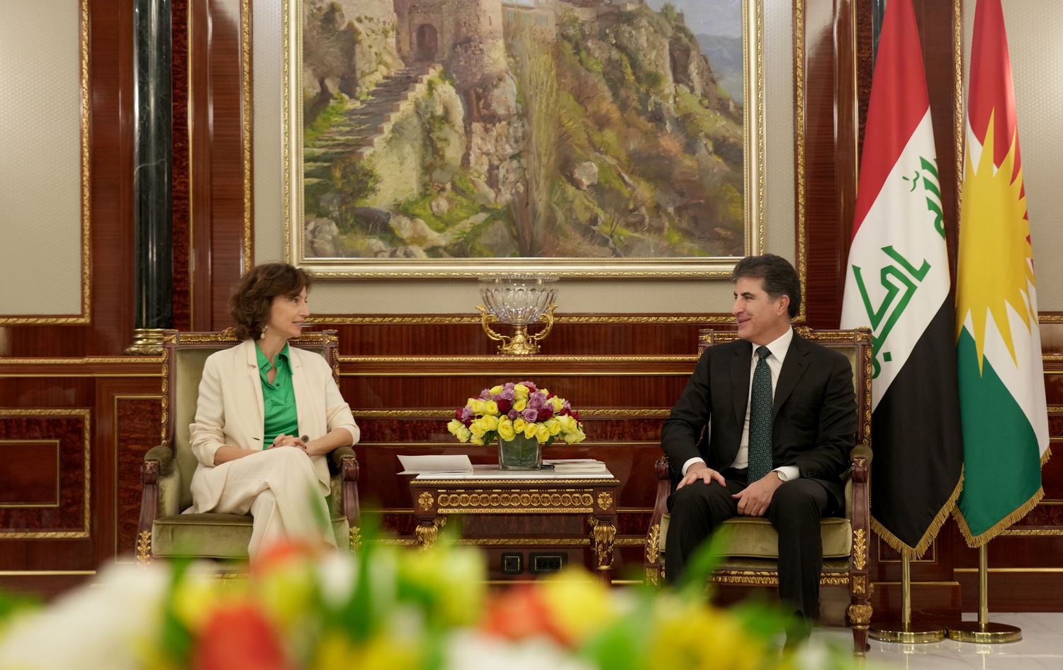 نێچيرڤان بارزانى پشتگیری لە پڕۆژەکانی يونسكۆ دەکات