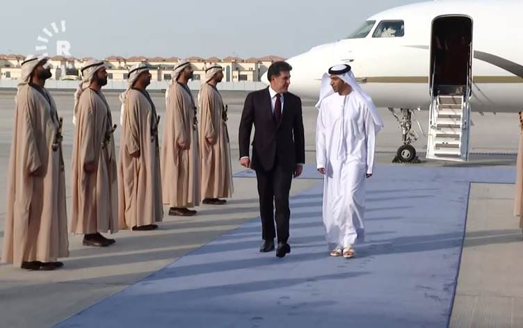 Serokê Herêma Kurdistanê li Îmarata Erebî ye