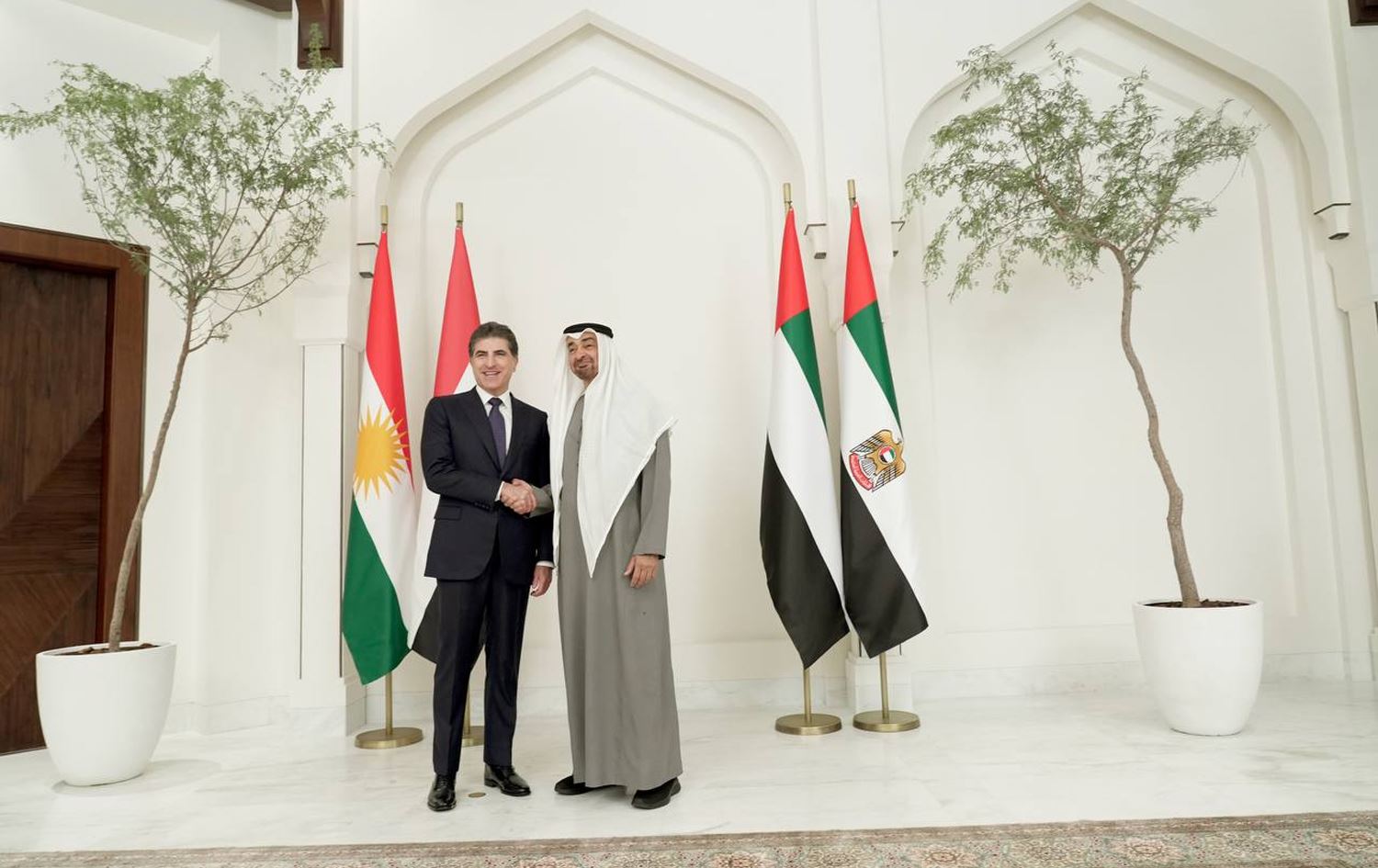 نێچیرڤان بارزانی لە ئیمارات: پتەوکردنی پەیوەندییەکانمان لە هەموو ئاستەکان تاوتوێ کرد