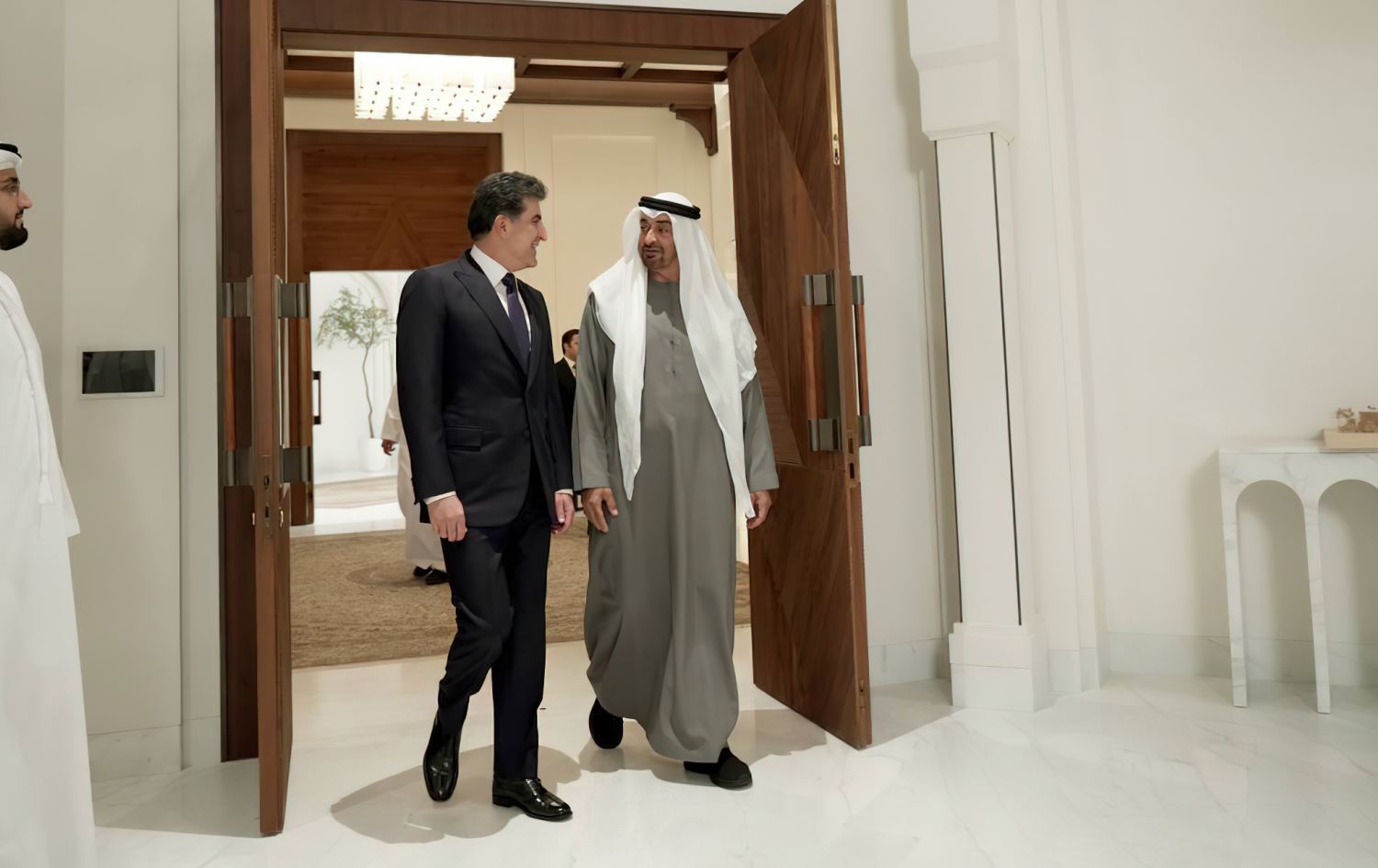 نێچیرڤان بارزانی و محەممەد بن زاید پرسەکانی جێگەی بایەخی هەردوولایان تاوتوێکرد