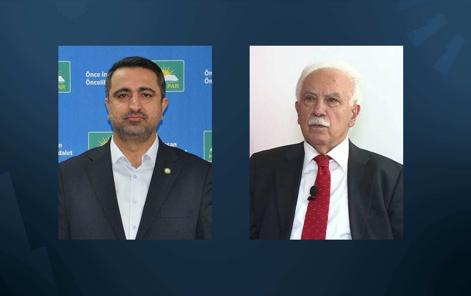 HÜDA PAR’dan Doğu Perinçek’e ‘Öcalan’ göndermeli yanıt