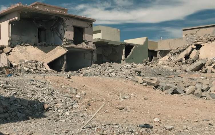 Şengal'de enkaz kaldırma çalışmaları devam ediyor