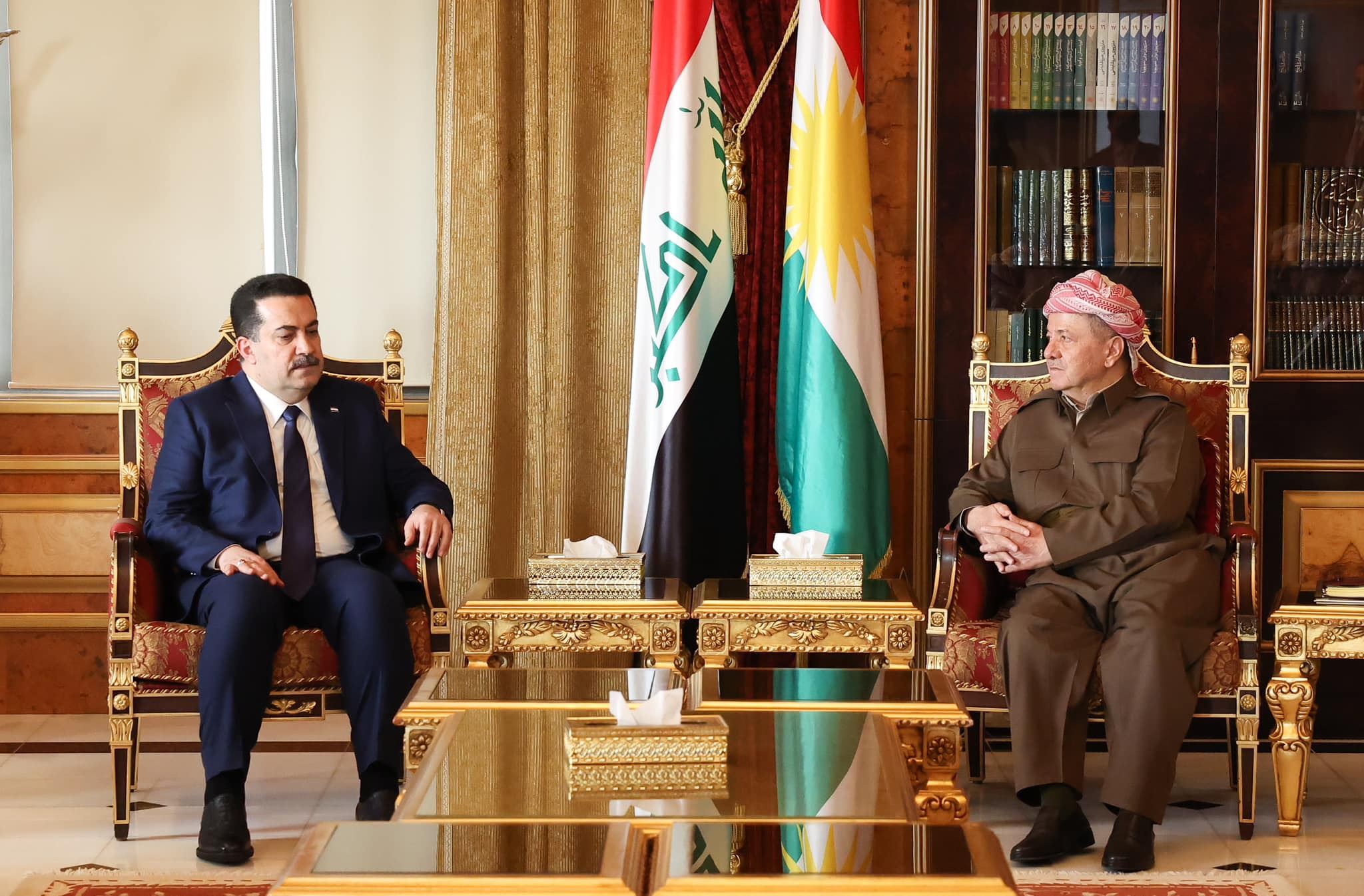 Başkan Barzani, Irak Başbakanı Sudani’yi kabul etti