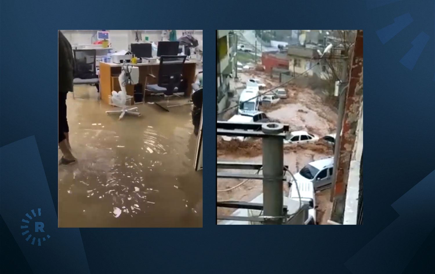 Urfa sele teslim: Okullar tatil edildi