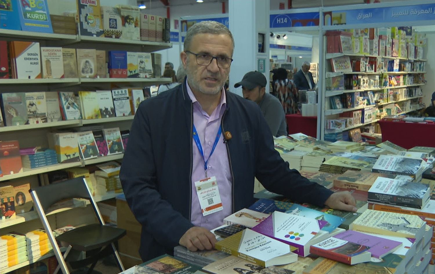 Qahir Bateyî bi 5 berhemên xwe beşdarî pêşangeha Hewlêrê bûye