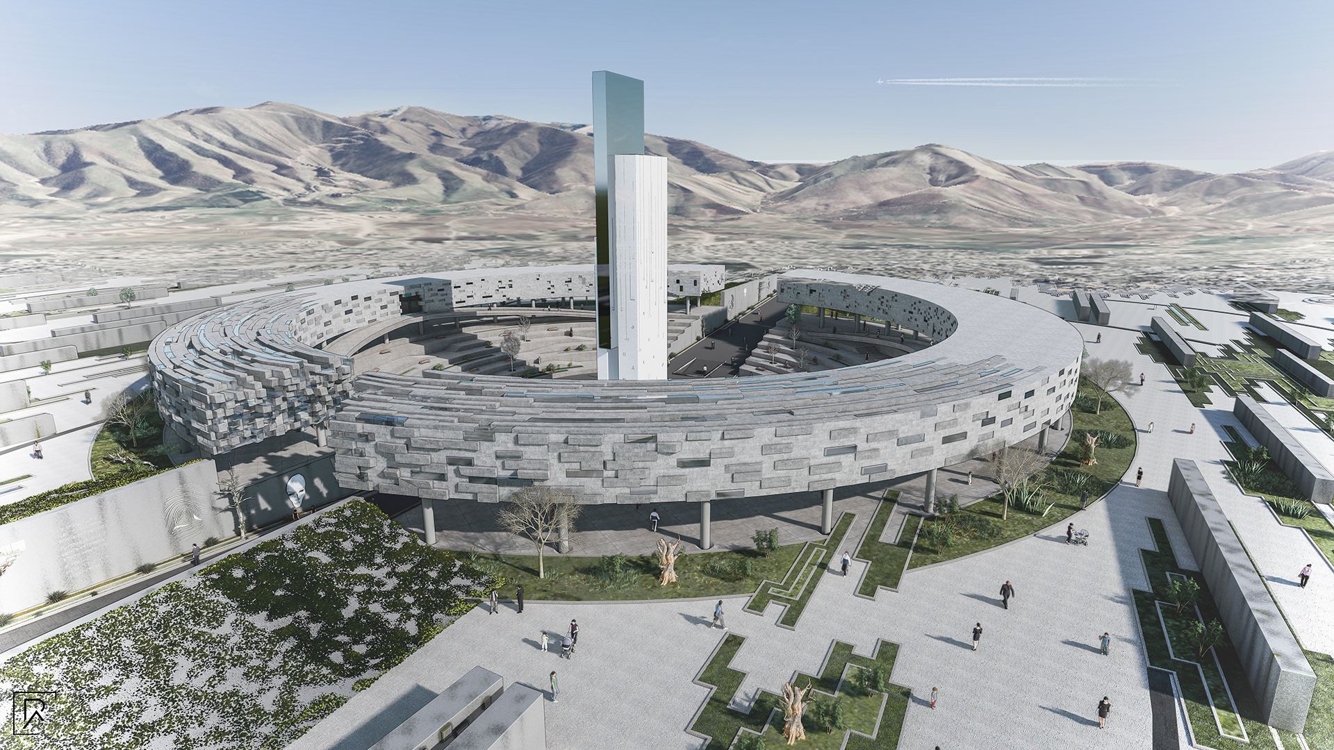 کچە ئەندازیارێکی کورد مۆنۆمێنتێکی نوێ بۆ هەڵەبجە دیزاین دەکات