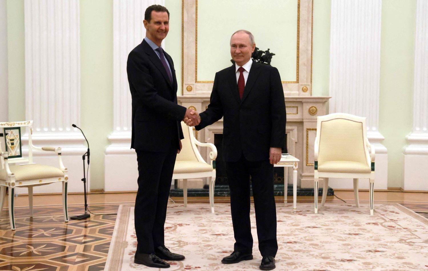 ئەسەد و پووتین پاڵپشتیان بۆ یەکدی دووپاتکردەوە