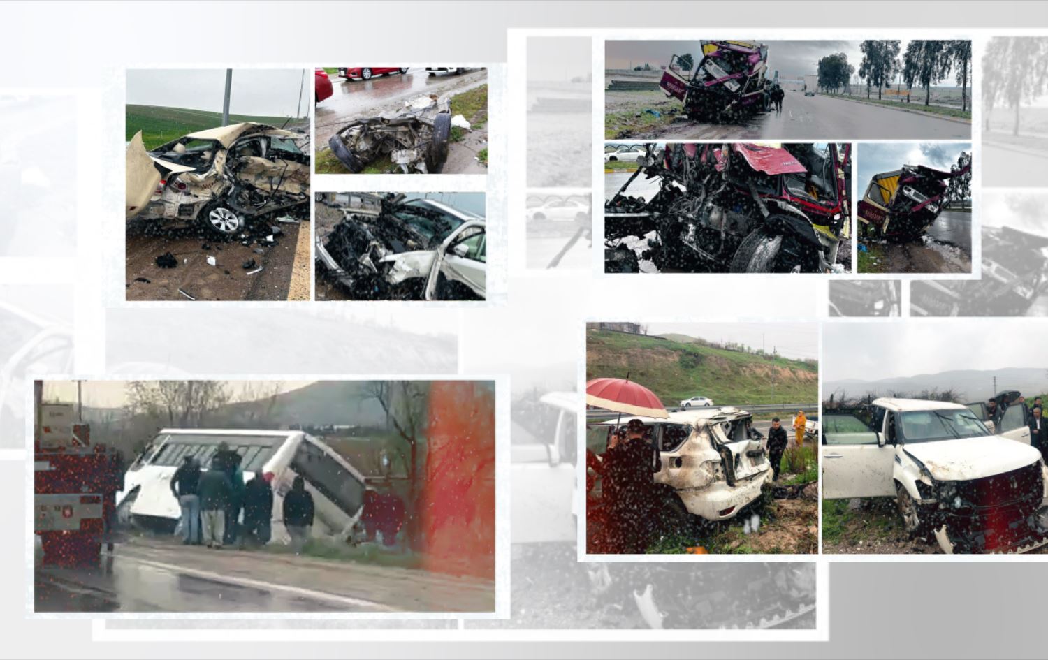 رووداوی هاتووچۆ لە باشووری کوردستان؛ لە چەند کاژێرێکدا 5 کەس گیانیان لەدەستدا