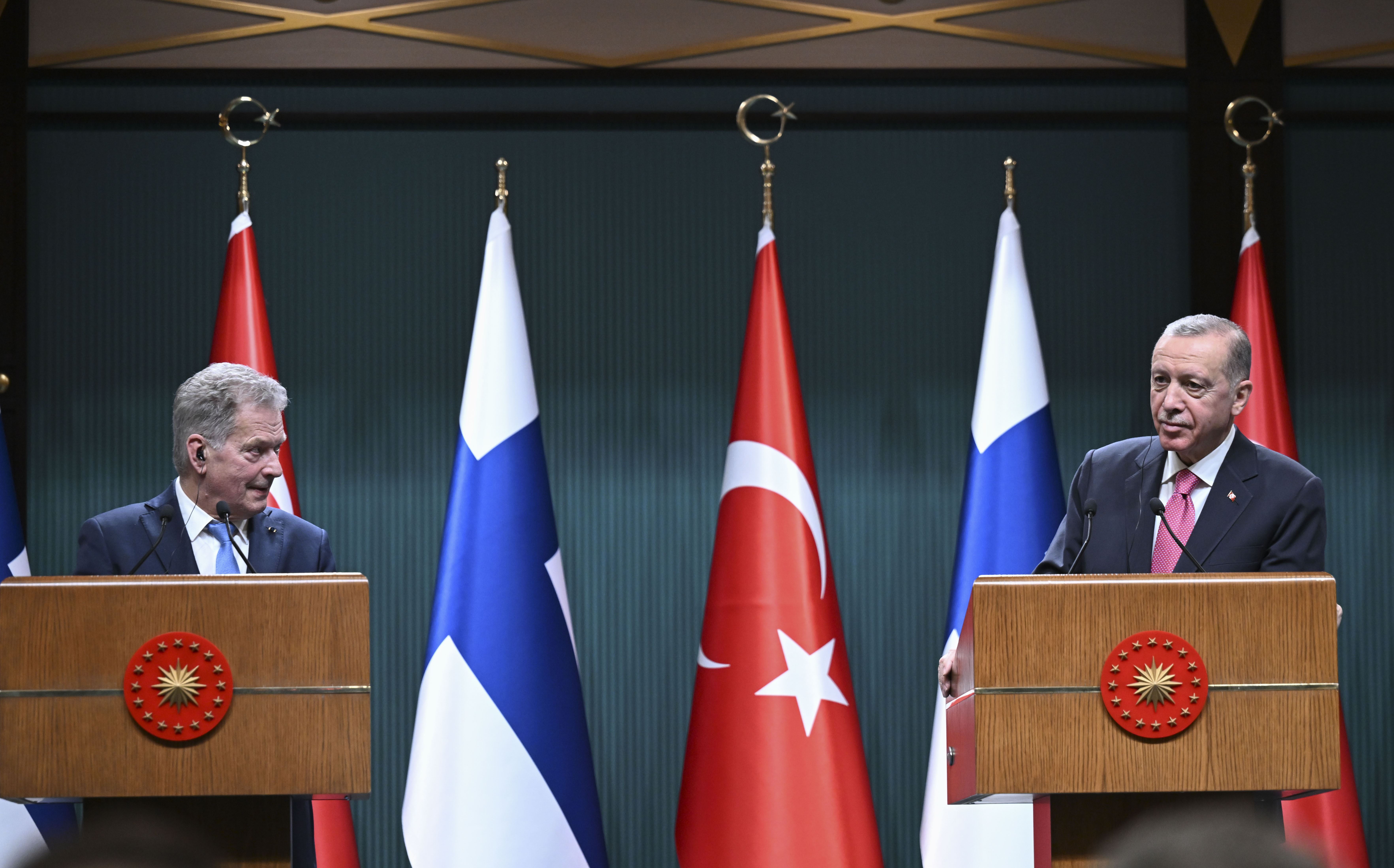 رەجەب تەیب ئەردۆغان پاڵپشتیی خۆی بۆ بەئەندامبوونی فینلاند لە ناتۆ دەربڕی