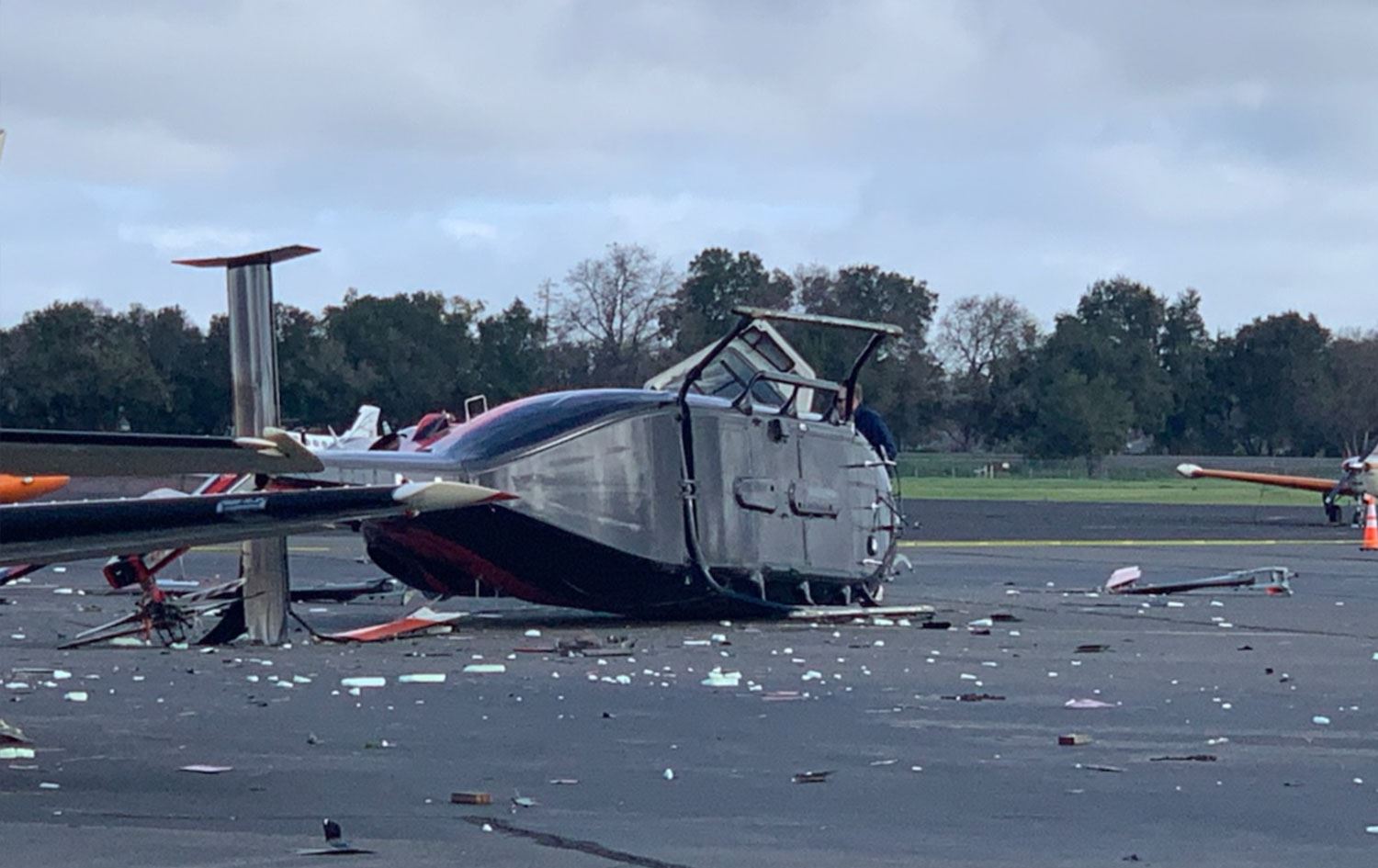 ABD'de ilginç olay: Hırsız çalmaya kalktığı helikopteri düşürdü