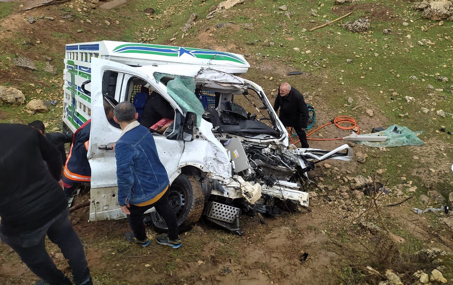 Li Mêrdînê qeza: Kesek mir û 7 kes birîndar bûn