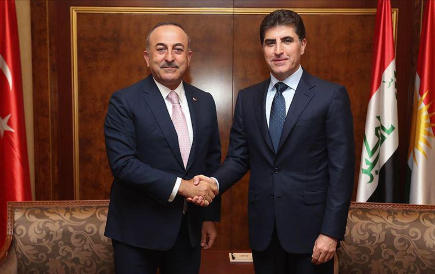 Bakan Çavuşoğlu, Başkan Neçirvan Barzani’ye kutlama mesajı