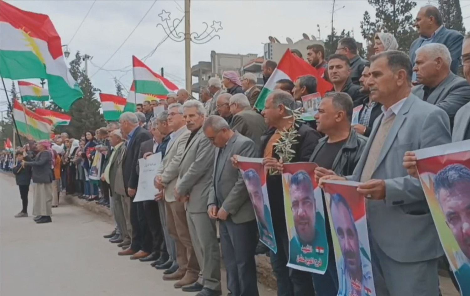 ENKSê li Qamişlo xwepêşandanek  ji bo şermezarkirina komkujiya Cindirêsê saz kir