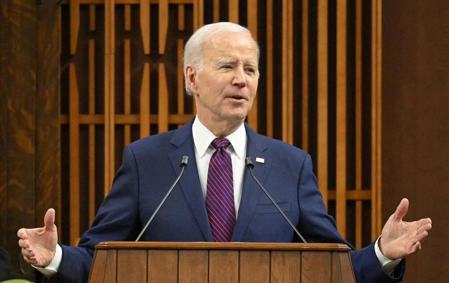 بایدن بۆ کۆنگرێس: ناوەندەکانی سەر بە ئێرانمان کردە ئامانج