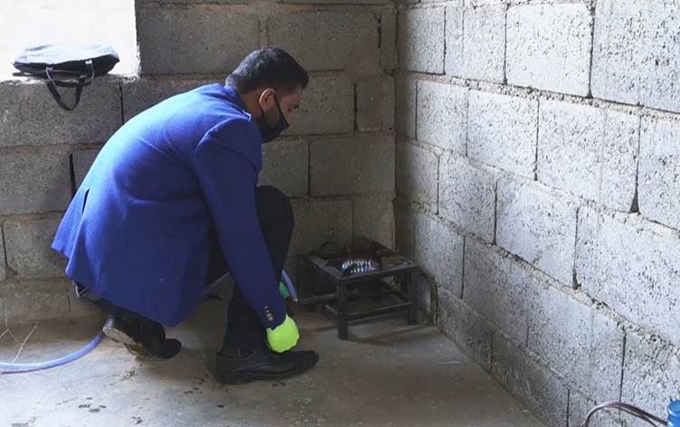 Erbilli genç inek gübresinden doğal gaz üretiyor