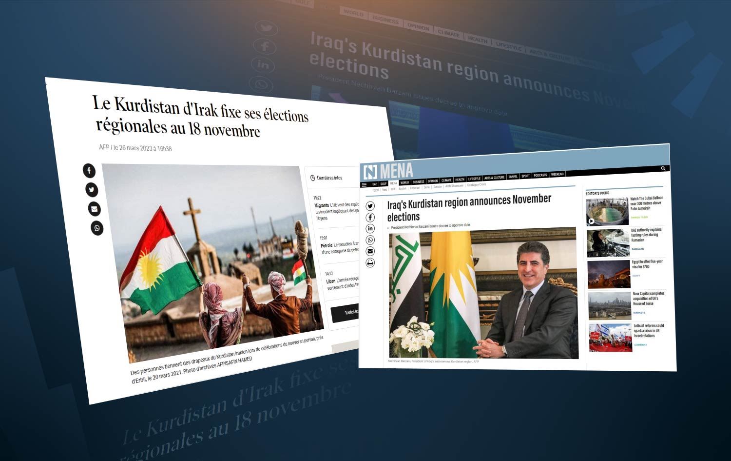 هەڵبژاردنی هەرێمی کوردستان لە میدیا جیهانییەکانەوە