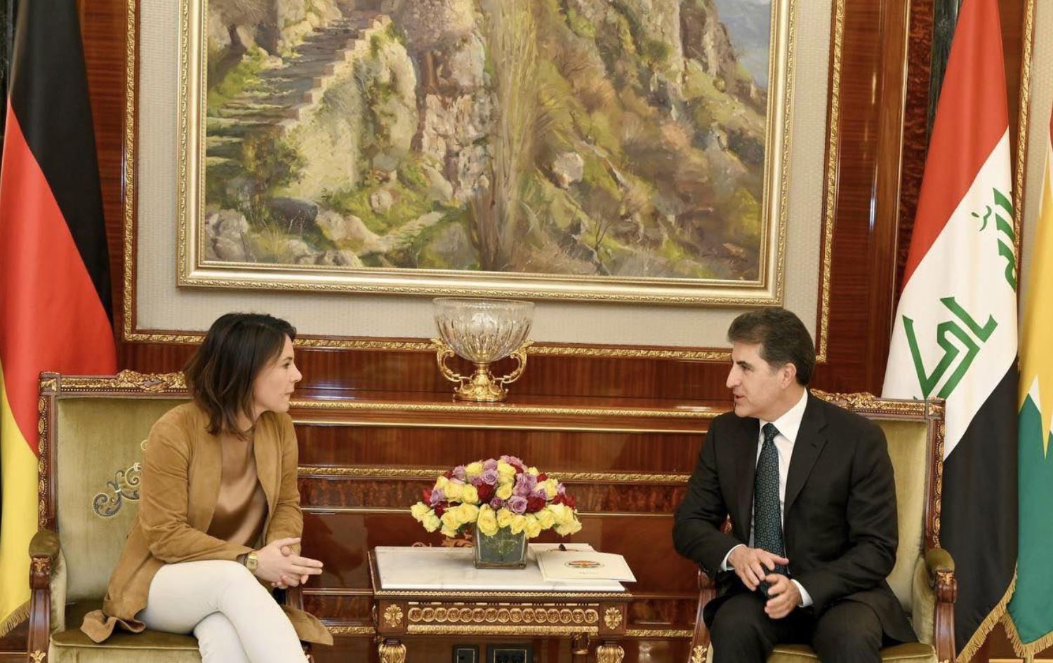 Wezîra Derve ya Almanyayê ji Nêçîrvan Barzanî re name şand