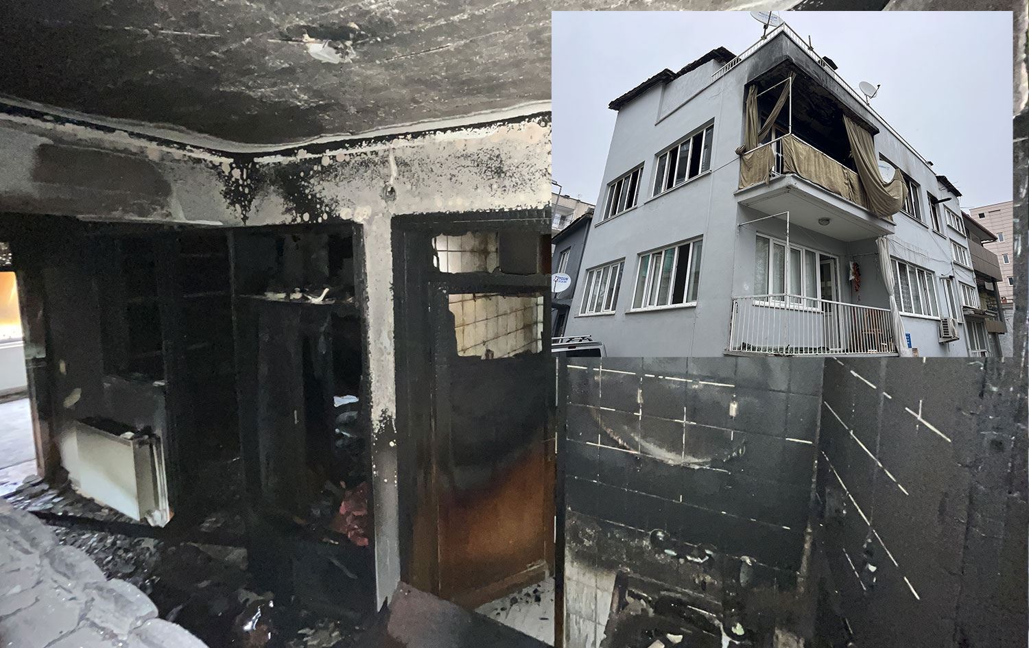 Pêşî zaroka xwe kuşt û paşê agir beda xanî