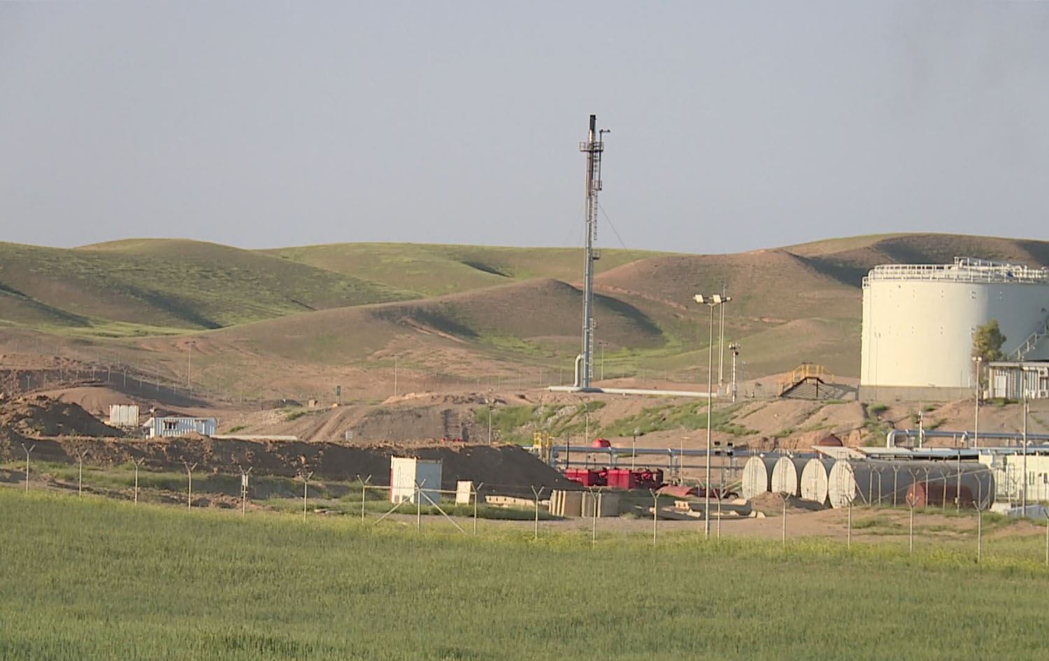 ئاگری نەوتی حەسیرە کوژایەوە