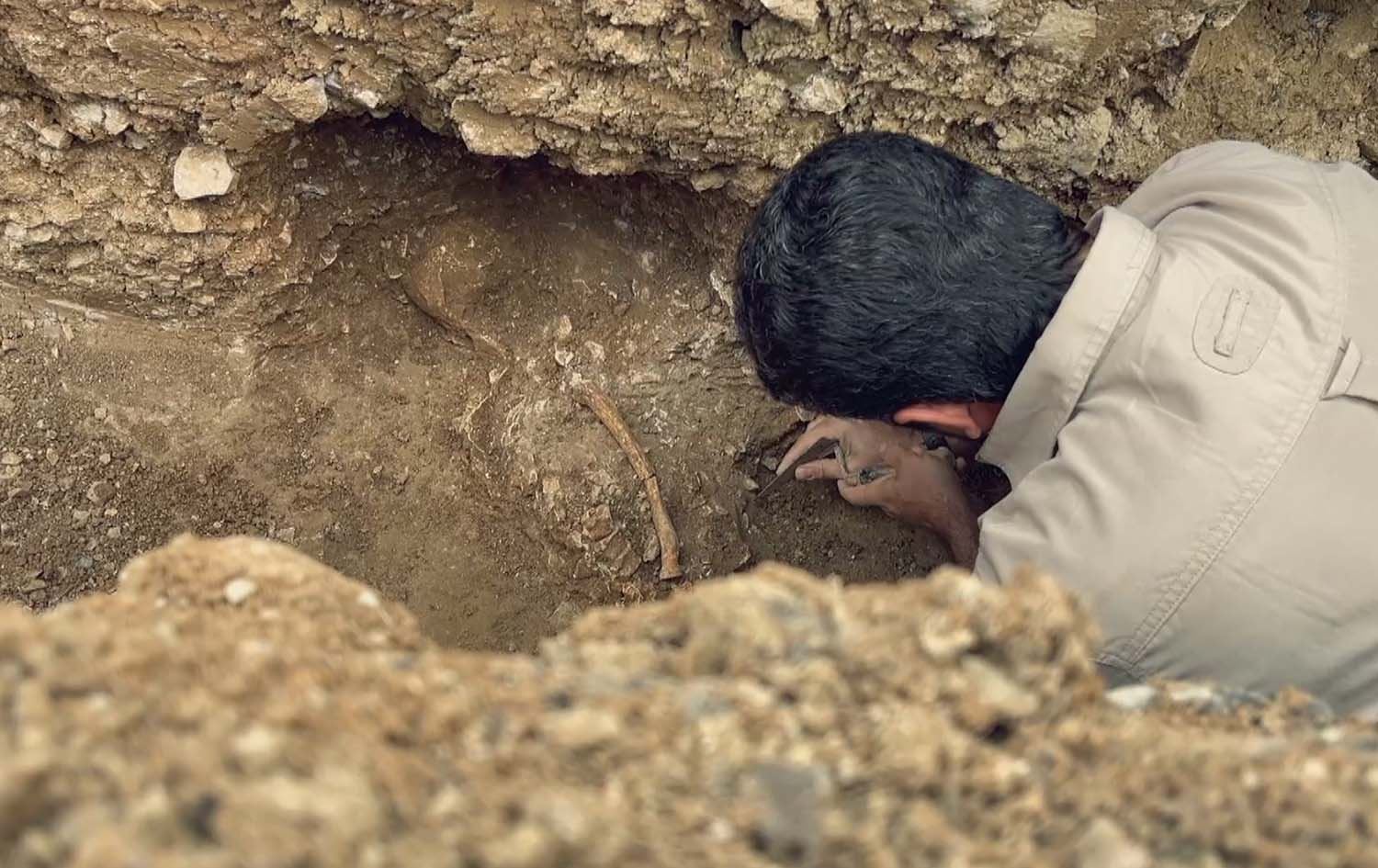 Iron Age skeleton unearthed in Soran