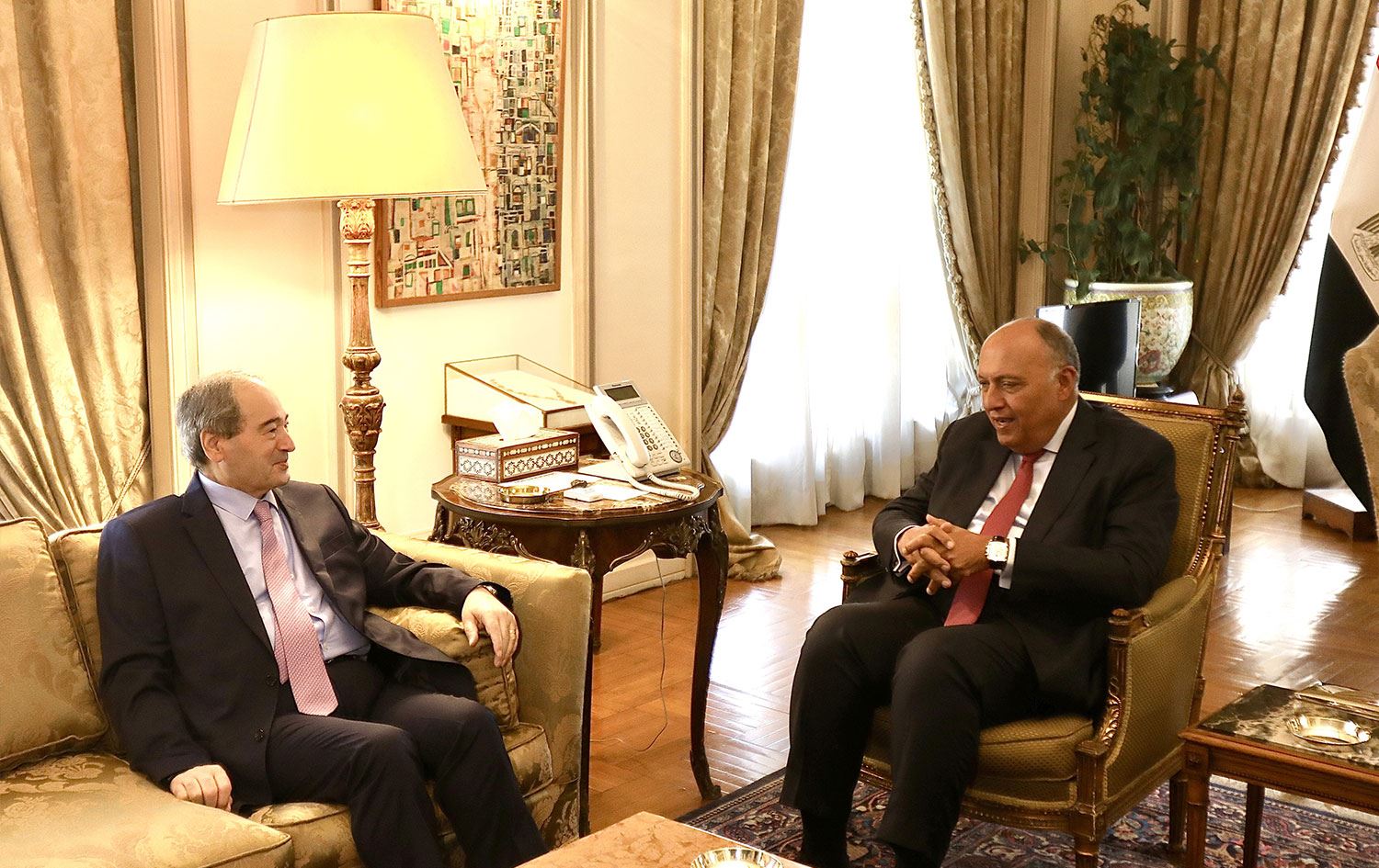 12 yıl aradan sonra Suriye'den Mısır'a ilk üst düzey ziyaret