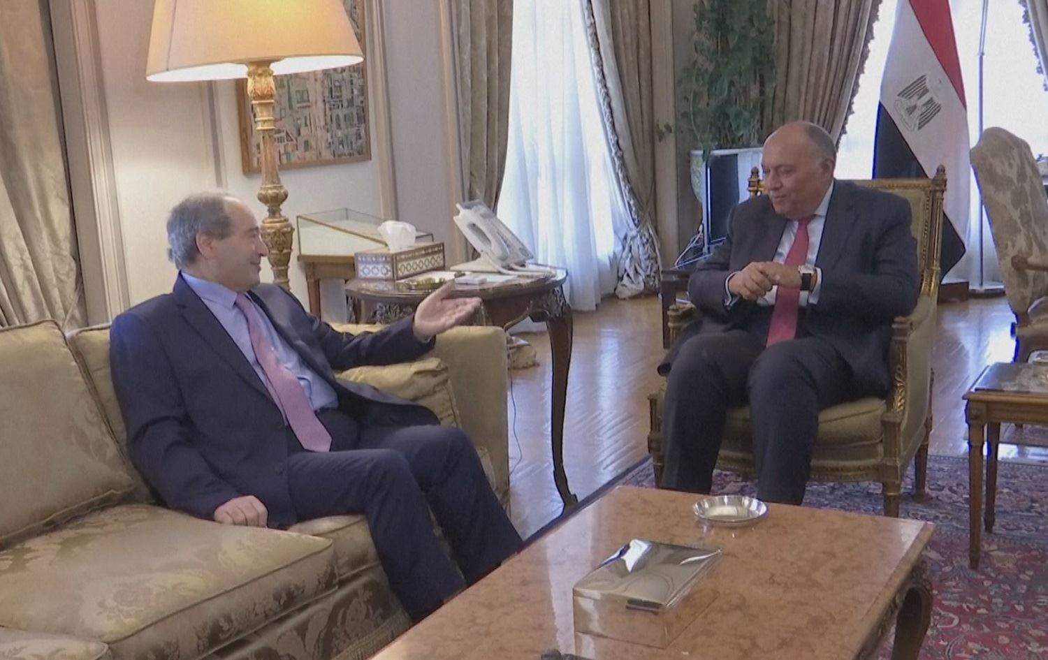 Wezîrê Derve yê Sûriyê piştî 12 salan serdana Misrê kir