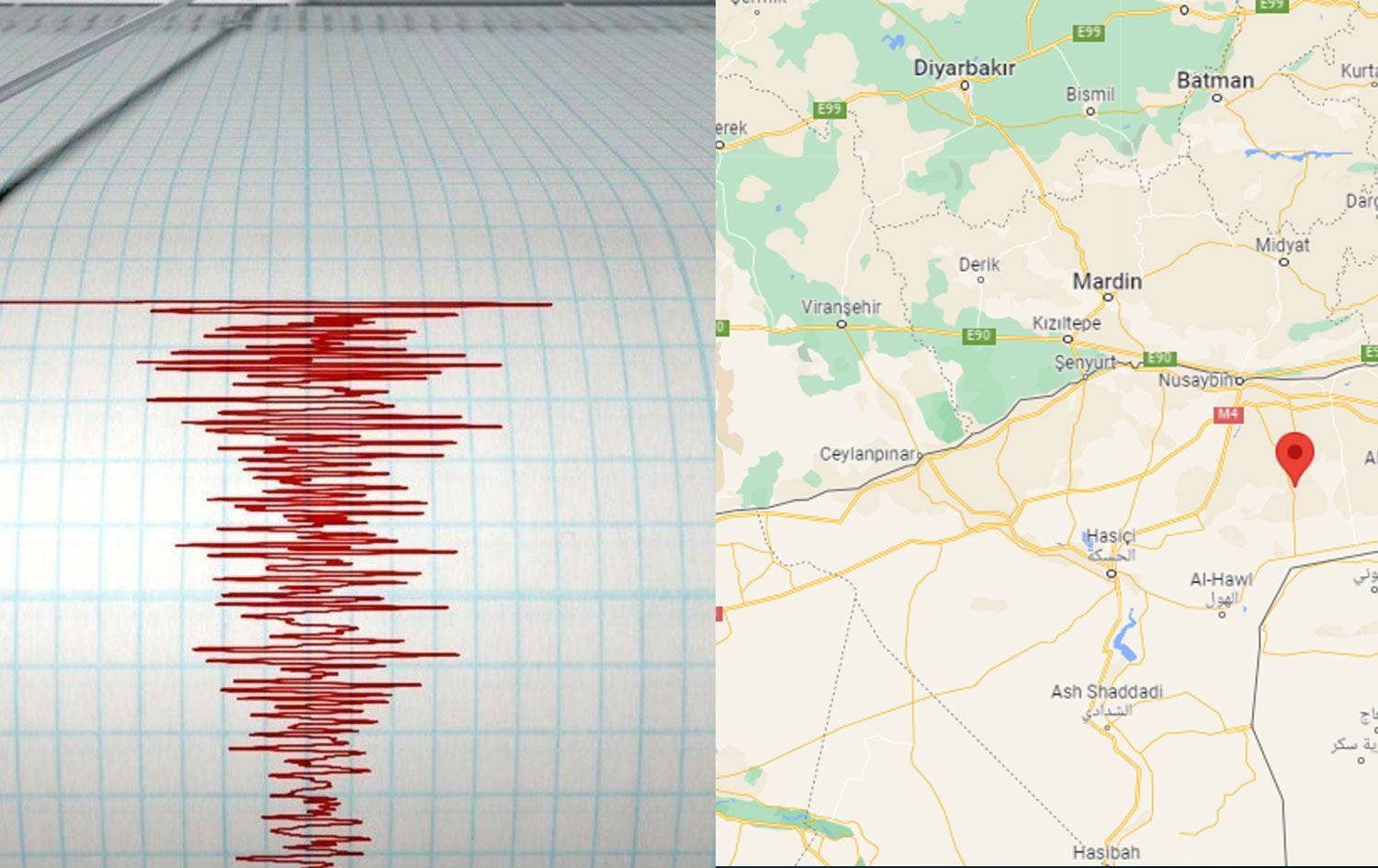 Rojava-Kamışlo’da deprem!