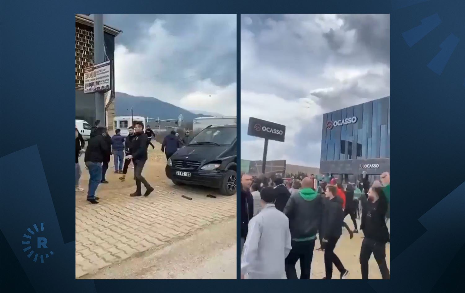 Bursaspor taraftarı Diyarbakır plakalı araca saldırdı