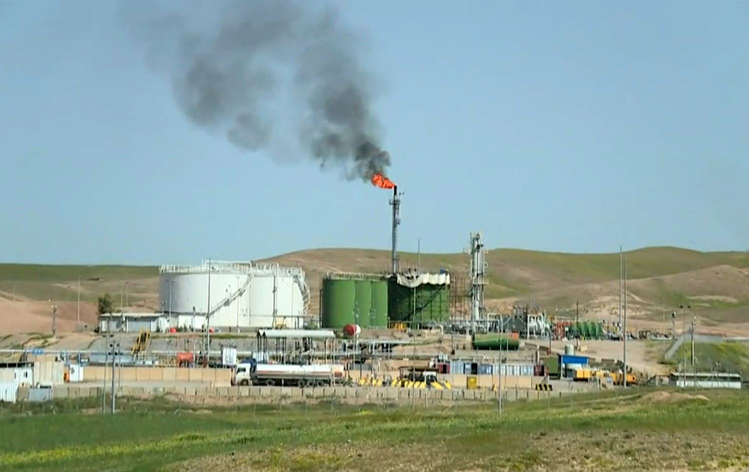 لە کێڵگەی نەوتی حەسیرە بەرهەمهێنان و هەناردەکردنی نەوت دەستیپێکردووەتەوە