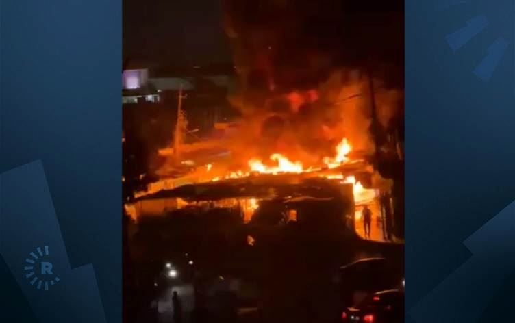 Agir bi Bazara Şêxella ya Hewlêrê ket