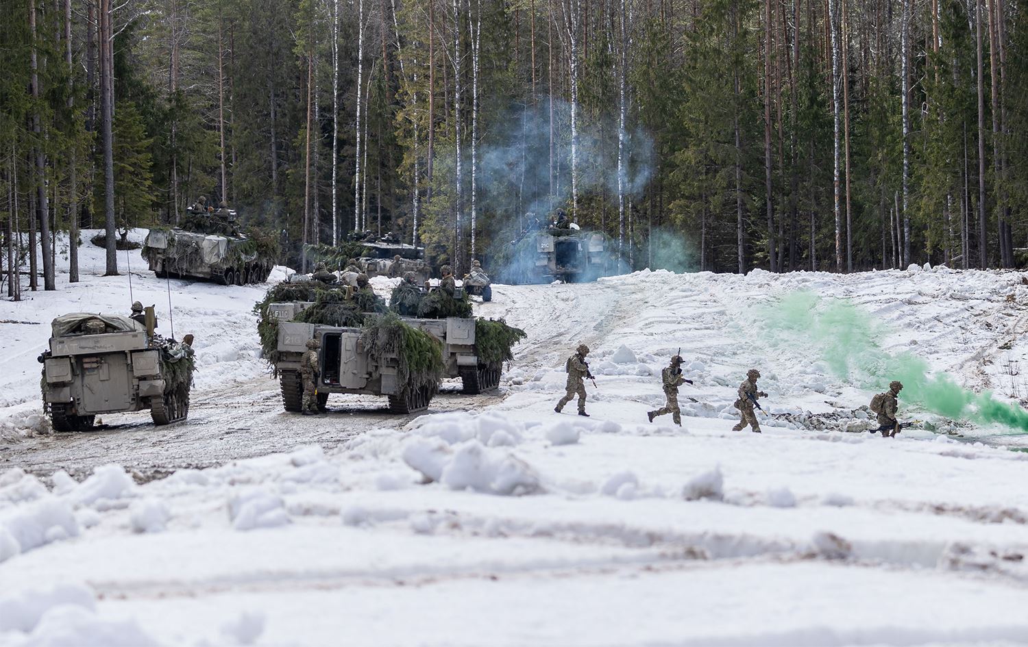 Estonya hêzeke leşkerî li Hewlêrê bicih dike