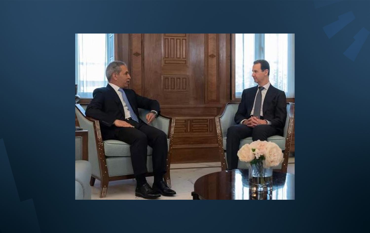 بەشار ئەسەد و فایەق زێدان کۆبوونەوە؛ 'باسیان لە هاوئاهەنگیی نێوان عێراق و سووریا' کردووە