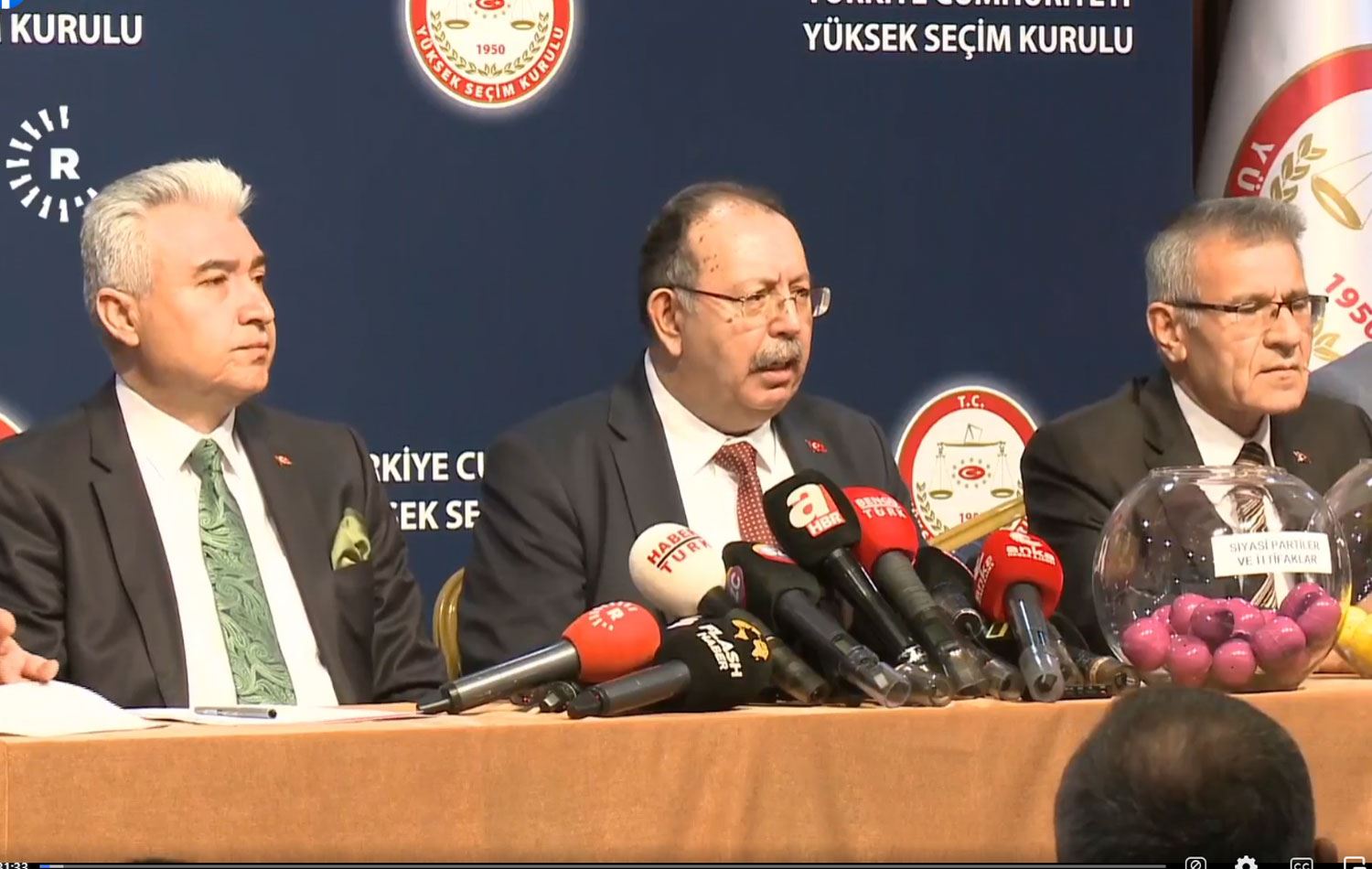 Oy pusulası için kura çekildi: Hangi ittifak kaçıncı sırada?