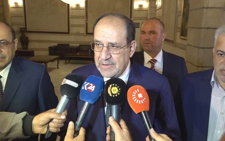 نووری مالیکی بۆ رووداو: دەبێت رێککەوتنی بەغدا و هەولێر جێبەجێ بکرێت