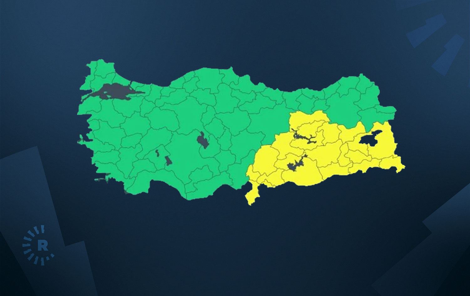 Meteorolojiden 21 il için sarı kodlu uyarı